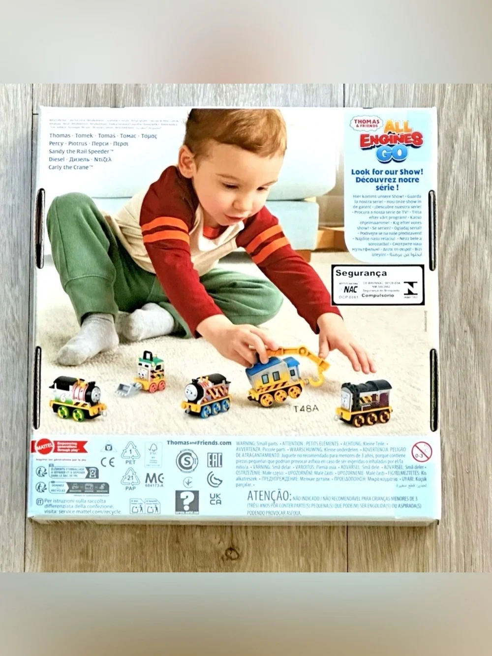 Fisher Price Thomas & Friends 5-Piece Diecast Metal Toy Train All Engines Go